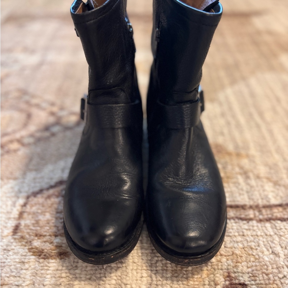 Frye Black Combat & Moto Boots